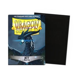 Dragon Shield Matte Standard (100) Card Sleeves - Trading Card Accessories:_Jet