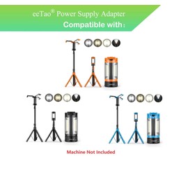 eeTao 5V USBC Charging Cable Compatible with OGERY XQ-Z10 XQZ10 Telescopic Camping Light 10000mAh Battery DC5V Type C Power Supply Cord Adapter Charger