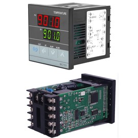 MC701 Temperature Controller, Digital PID Temperature Controller Type K PT100 Sensor Input Relay SSR Output