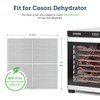 COSORI Food Dehydrator Accessories, Plastic Mesh Screens for 10 Tray