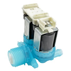 Washer Water Inlet Valve Replacement for Whirlpool WFW5620HWO 8TWFC6810LWO WFW6620HC3 WFW560CHWO WFW560CHW1 WFW6620HCO WFW6620HC2 WFW6620HWO WFW6620HW1 WFW6620HW2 WFW8620HC1 WFW8620HW1 WFW8620HW2