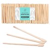 Brow Wax Sticks Small Wax Spatulas Applicator Wood Craft Sticks for Hair Removal Eyebrow Lip, Nose Wax Applicator Sticks (100 Count)