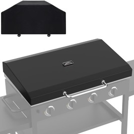 Upgraded Griddle Hinged Lid for 36" Blackstone 1554 1863 1825 1818 1565 1560 2149 1841 1866 2122 2151 2177, Hard Cover with Thermometer and Cover for Blackstone 36 Inch Griddle Accessories