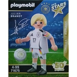PLAYMOBIL DFB Stars Player Figures to Choose From - Limited Edition for Euro 2024 (71675 - Julian Brandt)