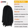 3 Pack Spring Twist Ombre Colours Crochet Braids Synthetic Braid