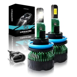 StoneBanks H11 H8 H9 LED Kit de Focos para Auto, 32,000LM 320W 900% 6500K Blanca, Luz Alta Y Baja, Faros para Delanteras,Plug & Play, 2 Paquetes