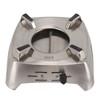 Drawer Type Alcohol Burner One Piece Stainless Steel Sliding Adjustment