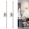 Morauroral Battery Operated Wall Sconces Set of 2, Dimmable Battery