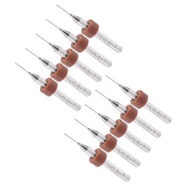 CoCud Micro PCB Drill Bit 1/8 Inch Shank 0.5 mm Cutting Edge Tungsten Carbide PCB Board Drill Bit - (Use: for CNC Drilling Engraving Machine) Set of 20