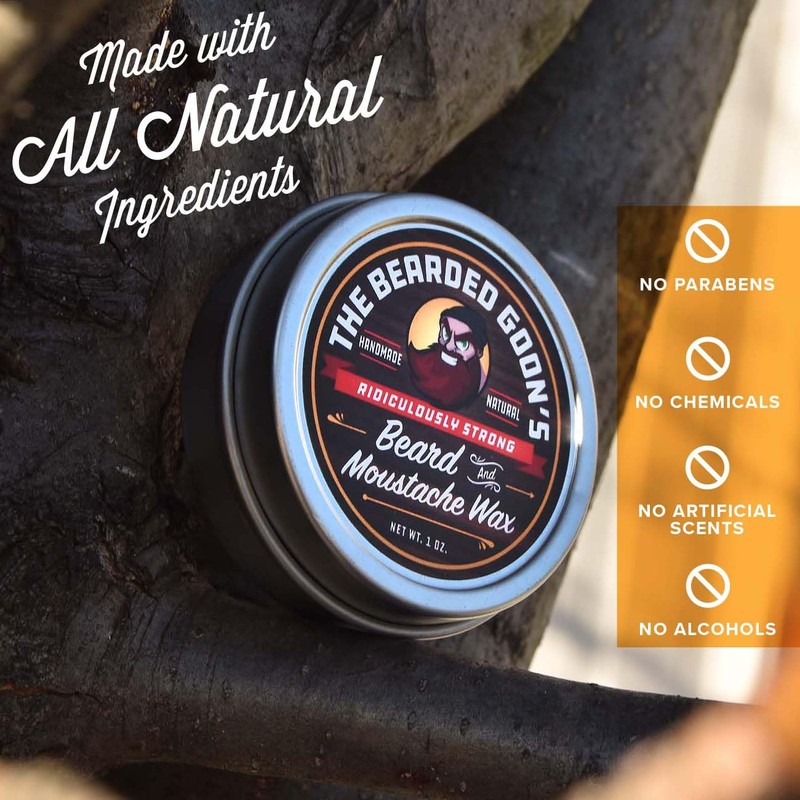 The Bearded Goon Ridiculously Strong Mustache and Beard Wax for