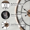 Oakrain Wall Clock for Living Room Decor, 27.5'' Big Clock