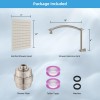 Hibbent Rain Filtered Shower Head 10'' High Pressure Rainfall Showerhead