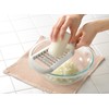 Oaks Leye LS1530 Zakuzaku Stainless Steel Grater, White, Made in
