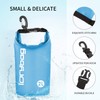 IDRYBAG Transparent Waterproof Bag 2L/5L/10L/15L/20L, Small Waterproof Bag for Kayaking,