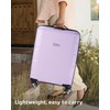 LUGGEX Carry on Luggage with Spinner Wheels, Lightweight Suitcase 2