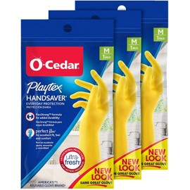 Playtex Handsaver Reusable Rubber Gloves (Medium, Pack - 3)