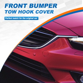 Front Bumper Tow Hook Cover Towing Eye Cap Fit for Mazda 6 Atenza 2013 2014 GHP9-50-A11 GHP950A11 (Gray, Left Driver Side) Xinpinsai