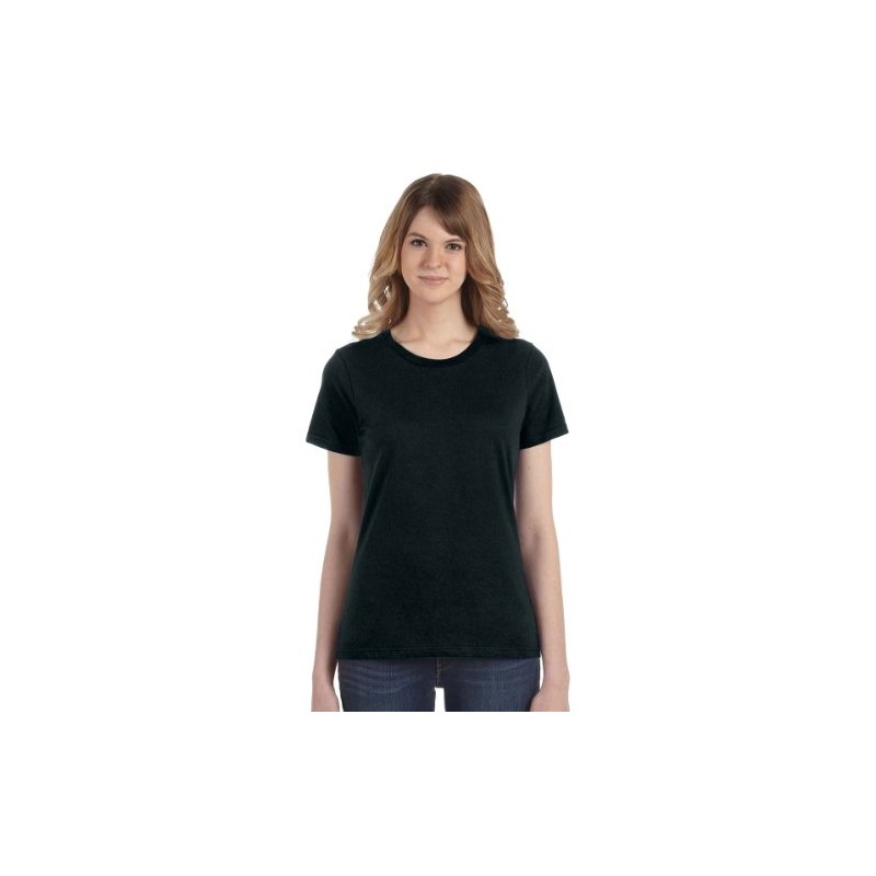 Anvil Ladies 100% Combed Ring Spun Cotton T-Shirt Black