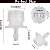 150 Pcs Adjustable Micro Drip Irrigation Sprinklers 1/4 Inch Universal