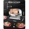 Meat Slicer 200W Electric Deli Food Slicer with 2 Removable