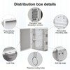 Namunanee Outdoor Electrical Junction Box, ABS Water Resistant Enclosure with