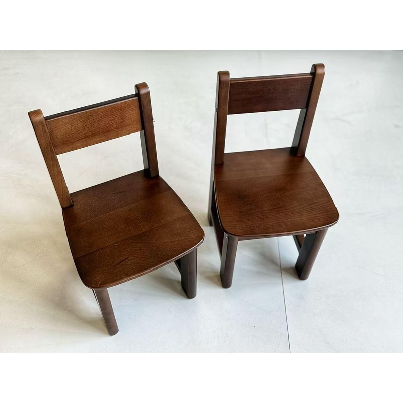 Pure Wood Solid Wood Children Chair for Kids, Kindergarten and
