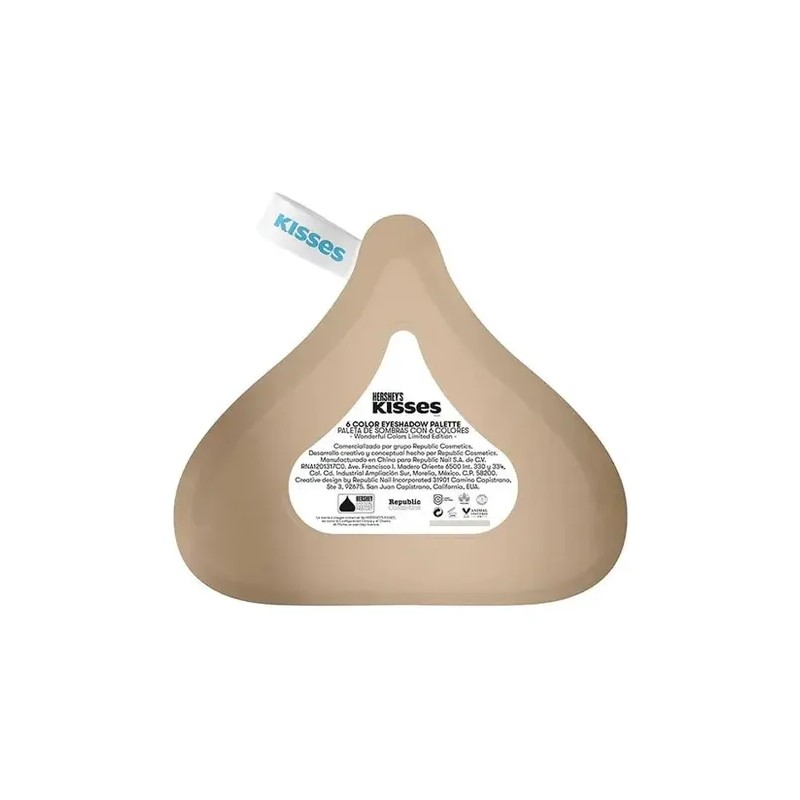 Paleta De Sombras Kisses 6 Tonos Almond