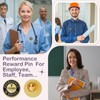 Ferreve 50 Pcs Year of Service Pin Employee Excellence Award