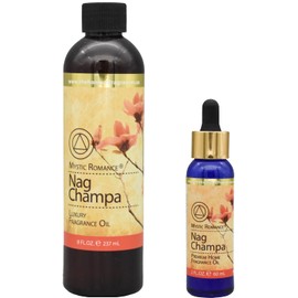 The Home of Fragrances - Set of 2 Bottles of Fragrance Oils - 2oz & 8oz (Nag Champa)