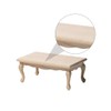 TOYANDONA Dollhouse Table 1:12 Miniature Miniature Tea Table Wooden Furniture