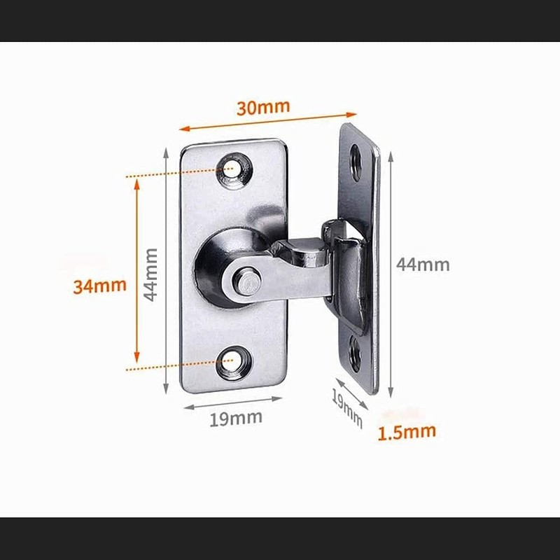 WANLIAN 90 Degree Right Angle Lock Bolt cam Lock,Door Hasp
