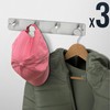 RICOO Heavy Duty Stainless Steel Wall Mounted Coat Hooks, MH025S-4x3,