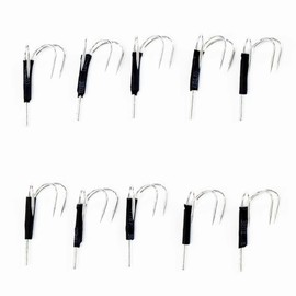 3 Needle for Octopus Fishing, Set of 10, Compatible with No. 3.0, No. 3.5, A20takoegihooks Hook, Forgi Hook (C, No Turner (Shaft Diameter: 0.7 inches (1.8 mm))