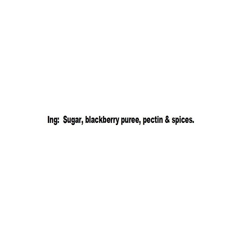 Flavored Butters Blackberry - 8 Oz Jar - Qty 3