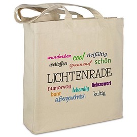 'Town Fabric Case with/"Light Cockle; Beneficial Effects – Colour Beige – Cloth Bag – Jute Bag Shopping Bag – Bag