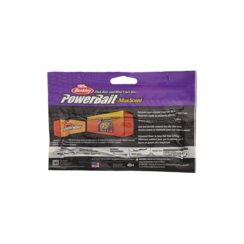 Berkley Max St Creature Hog 4" Shrimp Miso PBMSCH4-EBI Black