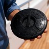 8" Waterproof Boat Deck Hatch, T-Handle, Watertight Seal, Tool-Free,Black