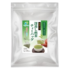 Shizuoka Prefecture Kakegawa Ichiban Tea Use [Matcha Included] Deep Steamed Sencha Tea Bag, Hot and Cold Brewing, Triangular Nylon Tea Bag, My Bottle, 100 Cups for Drinking, 0.2 oz (5 g) x 30 Packs (1