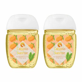 HandiGel Pocket Size Hand Sanitizers Antibacterial Gel, 29ml (2x Calypso sunrise)