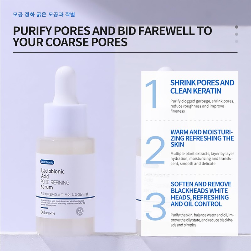 DEleventh Korean Brand Lactobionic Acid Face Serum 37ml