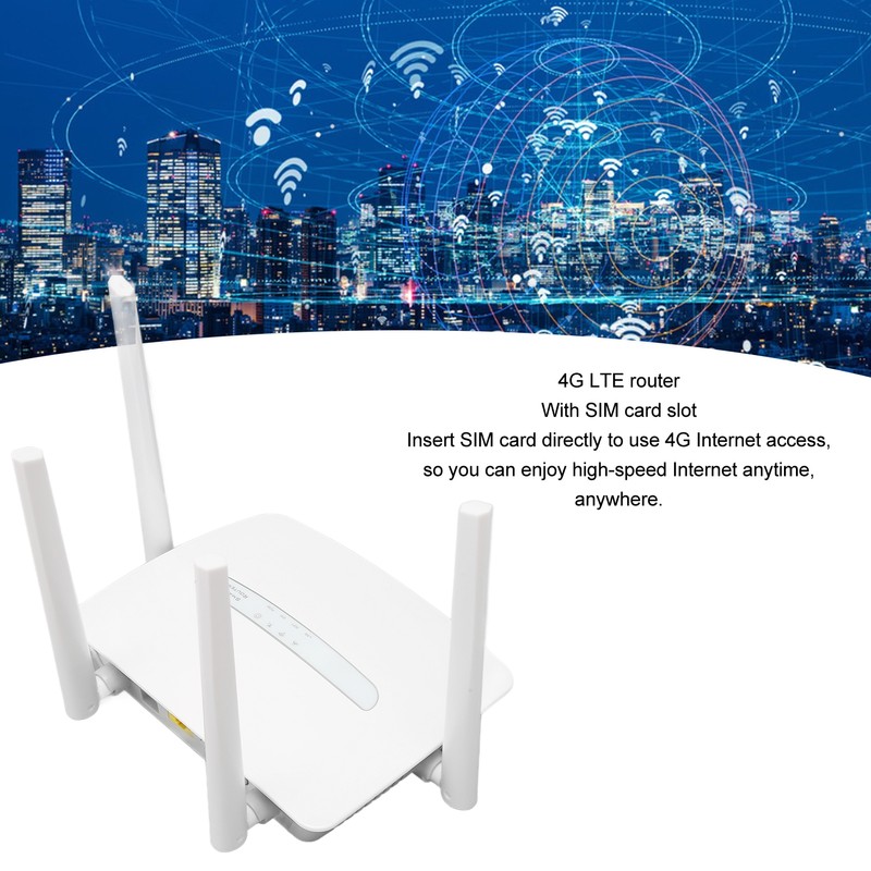 4G LTE CPE WiFi Router with SIM Card Slot External