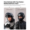ILM Bluetooth Motorcycle Modular Helmet 2-3 Riders Intercom Flip up