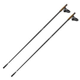Nordic Walking Poles OneWay Team 4 Mag Asphalt 115 cm Carbon Hiking Poles Trekking