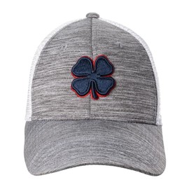 Black Clover Unisex Perfect Luck 1 Navy, Red, Charcoal, White Fitted Golf Hat, Large/X-Large