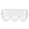COOK CONCEPT, KB6799, Transparent Plastic Egg Box, Airtight, Light and