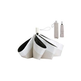 Parasol Folding Umbrella, UV Protection, 100% (Certified by a Third-Party Organization with 100% of Light Shading and UV Protection, One-Touch Automatic Opening and Closing with Safety Considerations