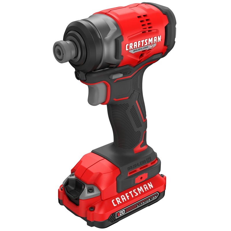 CRAFTSMAN V20 1/4 Inch Cordless Impact Driver Kit with Battery