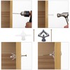 ANBOO Set of 100 expansion dowels, hollow wall dowels, suitable