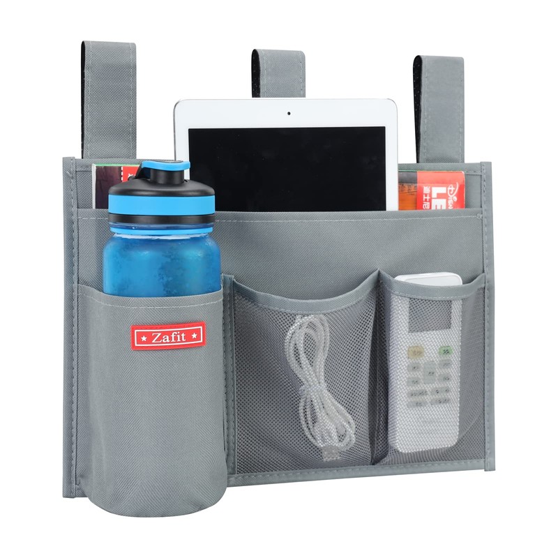 Zafit Hanging Bedside Caddy, Bedside Storage Organizer for Magazine, Phone,