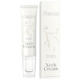 LA.PERSONAL Crema Para El Cuello La. Personal, Suero Hidratante Para El Cuello, Para Piel Flácida, Líneas De Expresión Y Escote, Con Rodillo Refrescante Y Lifting - 60 G